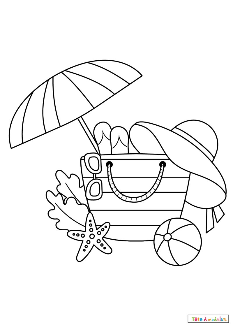 Coloriage de Tongs