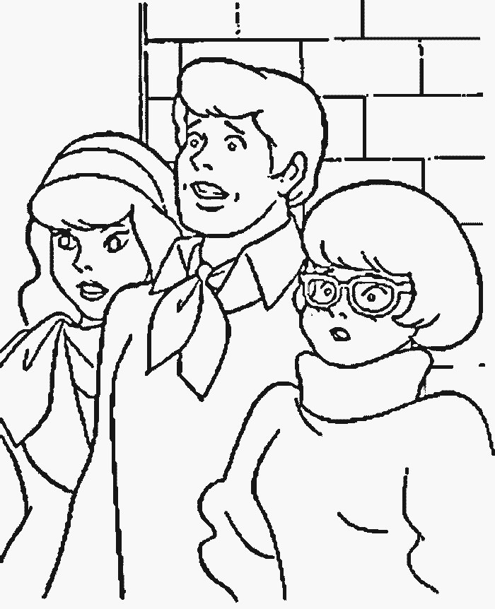 Coloriage de Vera Dinkley et Daphne Blake