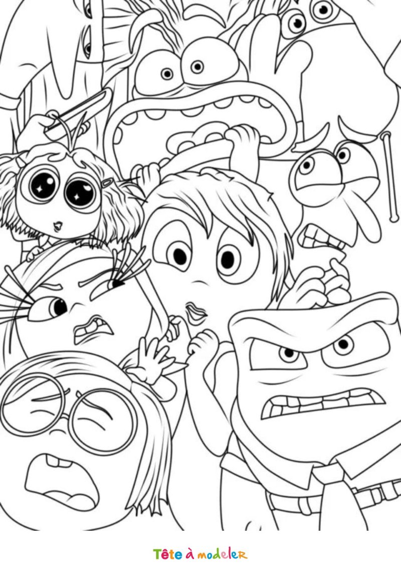 Coloriage de Vice versa au complet