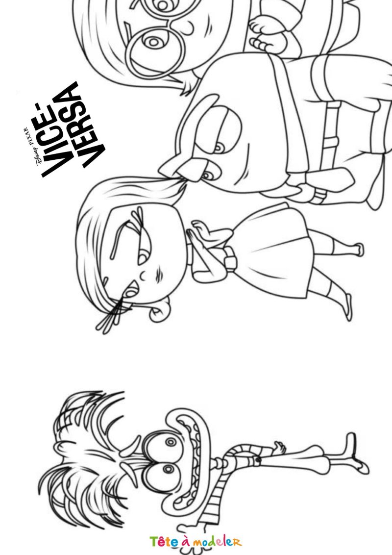 Coloriage de Vice Versa mignon