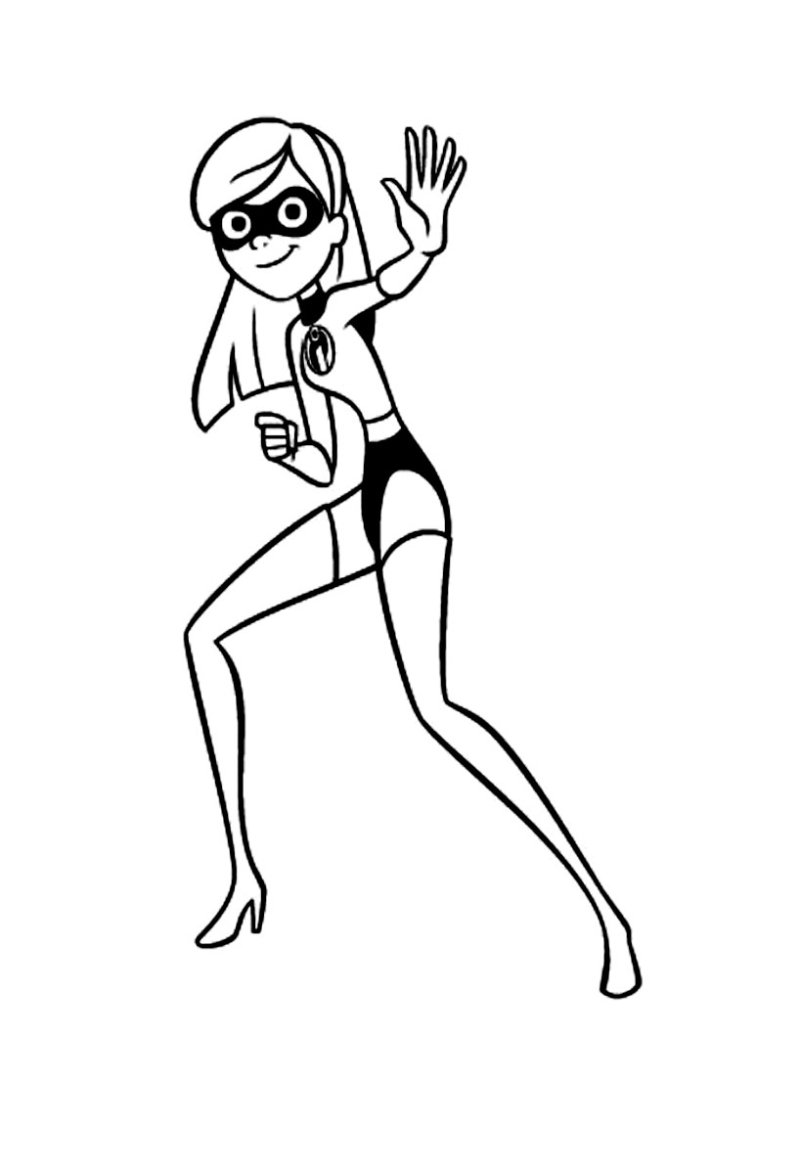 Coloriage de Violette Parr