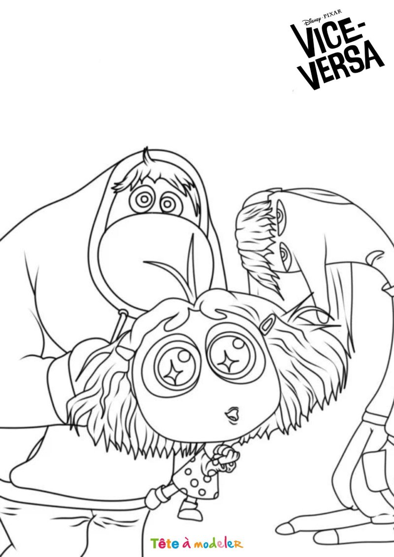 Coloriage de Vice Versa gratuit