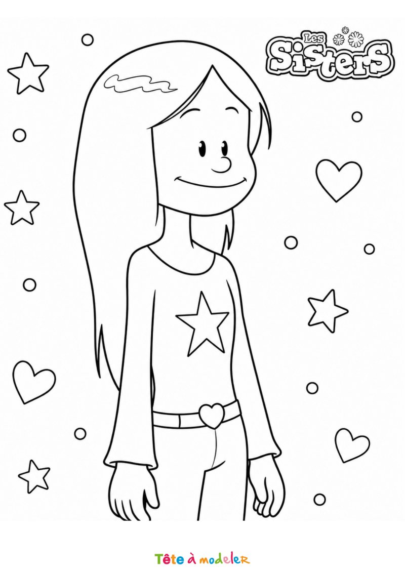 Coloriage de Wendy - Les sisters