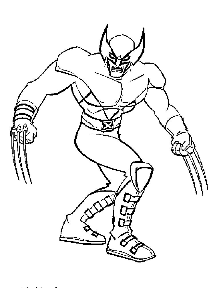 Coloriage de Wolverine