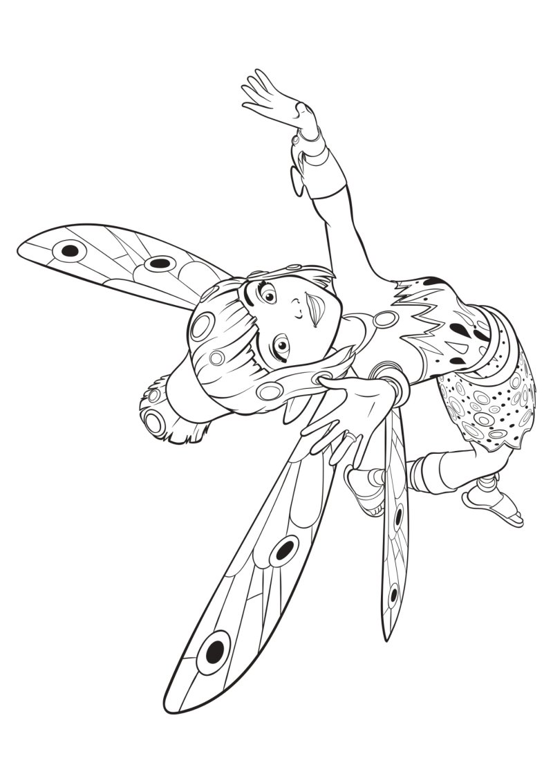 Coloriage de YUKO #03