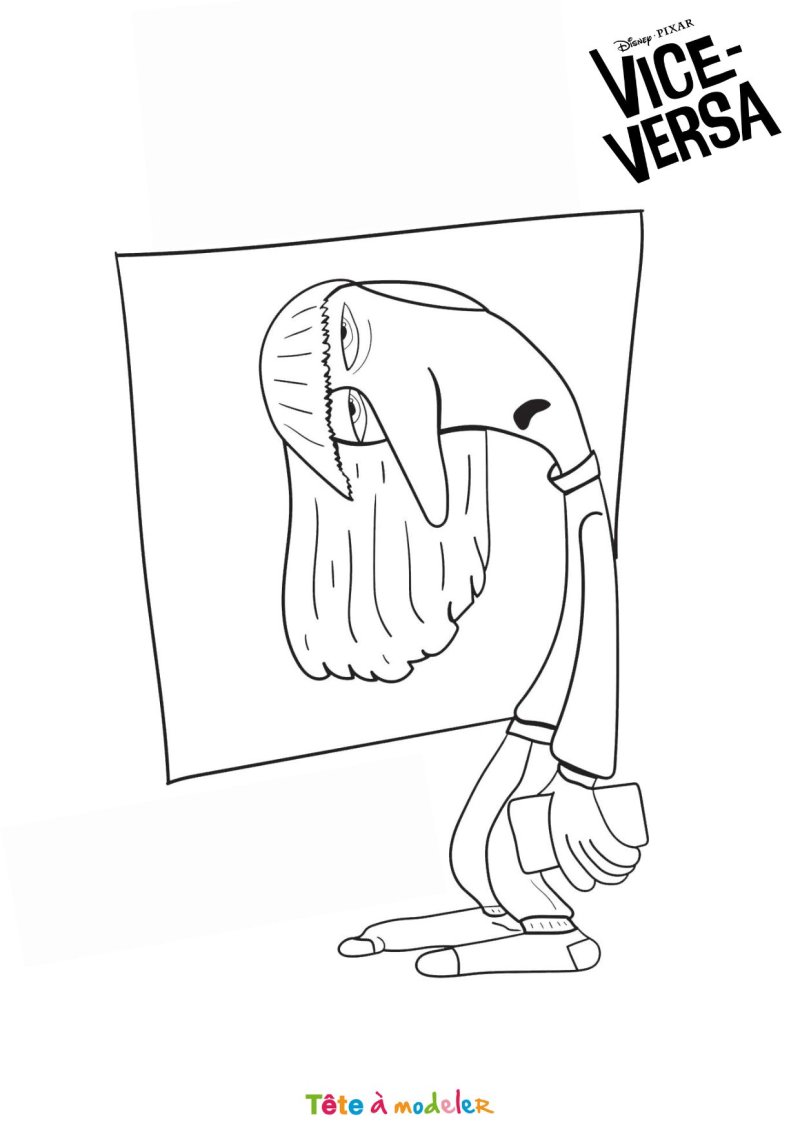 Coloriage d'Ennui facile