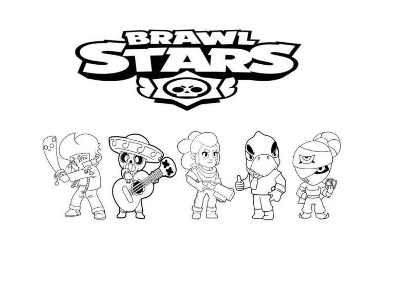Coloriage des Brawlers 