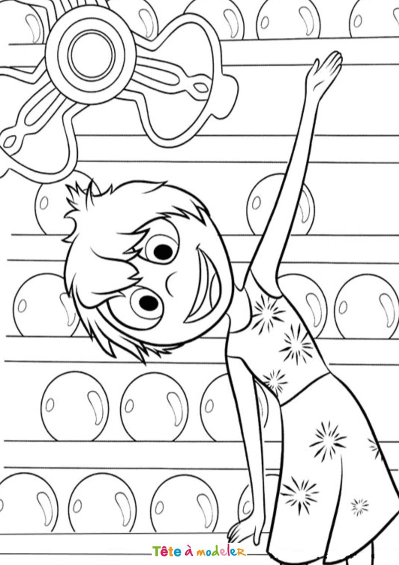 Coloriage des bulles souvenirs dans Vice Versa