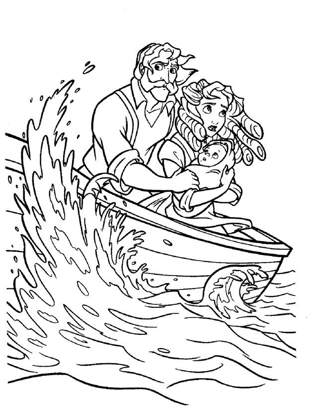 Coloriage des parents de Tarzan