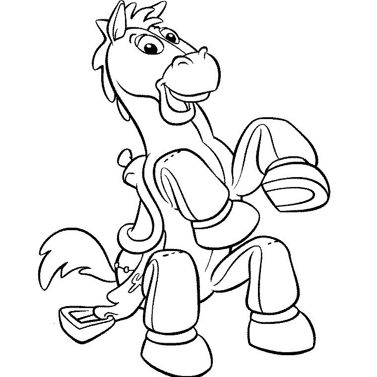 Coloriage Destrier Toy Story