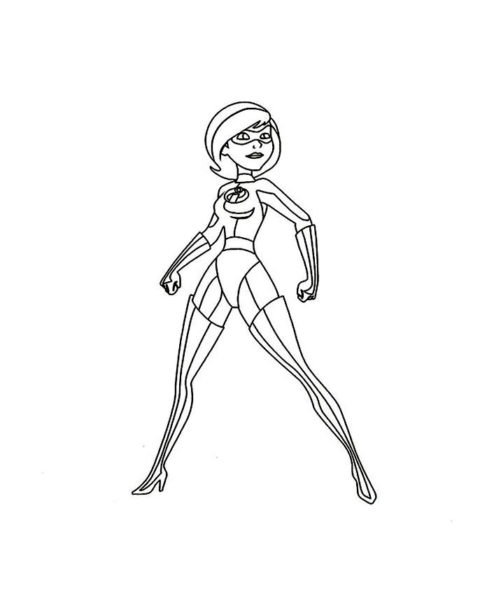 Coloriage d'Hélène Parr