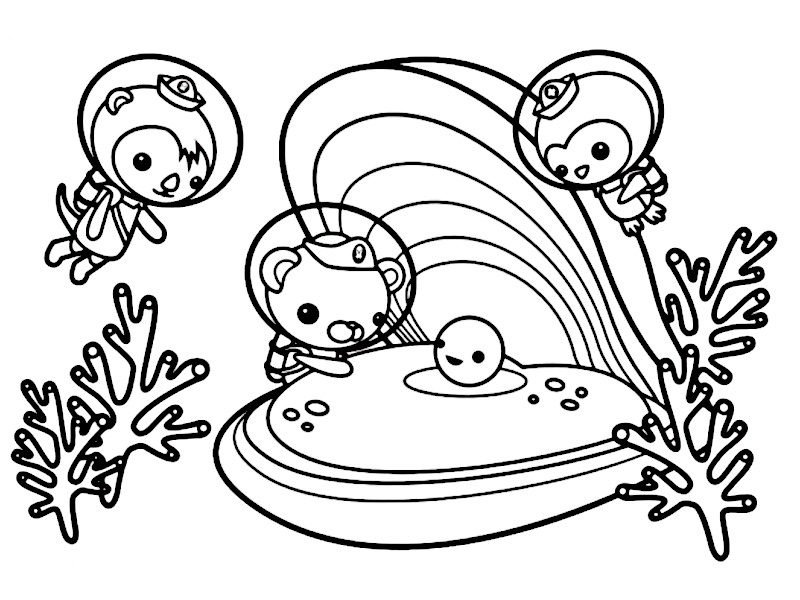 Coloriage d'Octonauts à télécharger
