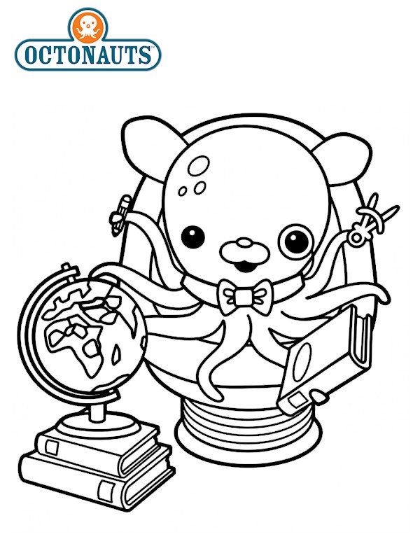Coloriage d'Octonauts en maternelle