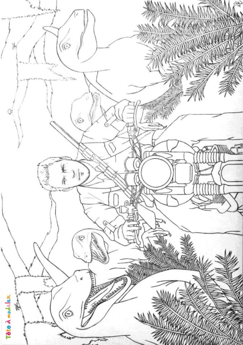 Coloriage d'Owen Grady