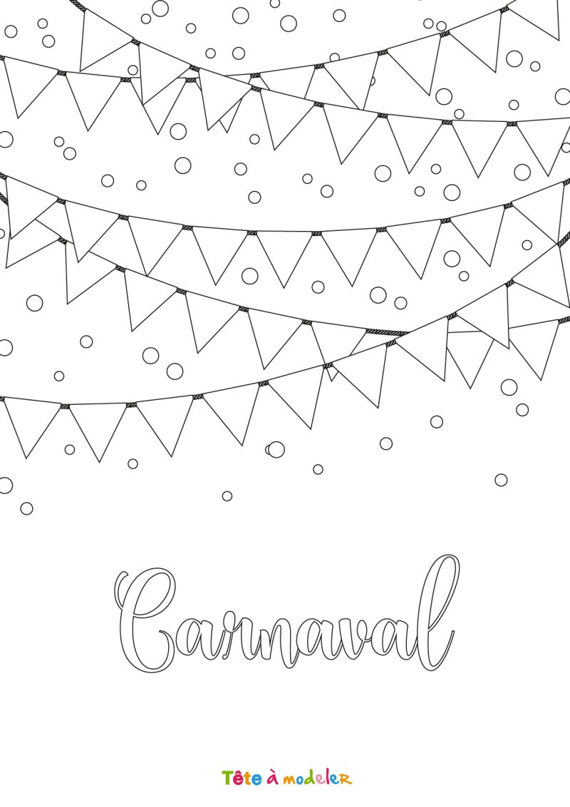 Coloriage du Carnaval #02