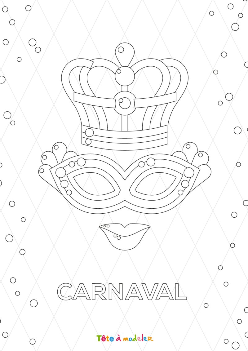 Coloriage du Carnaval #03