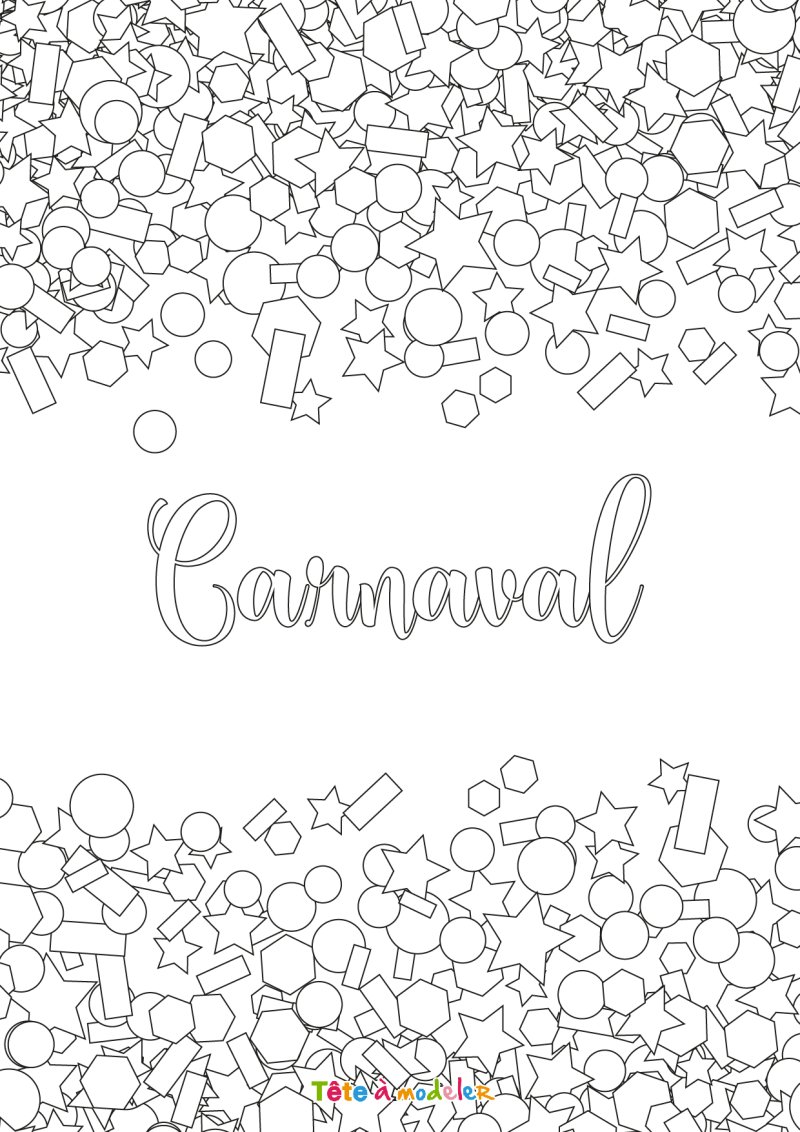 Coloriage du Carnaval #04