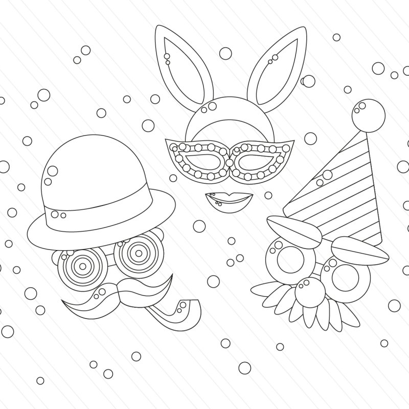 Coloriage du Carnaval #05