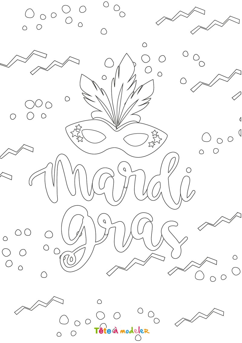 Coloriage du Carnaval #09