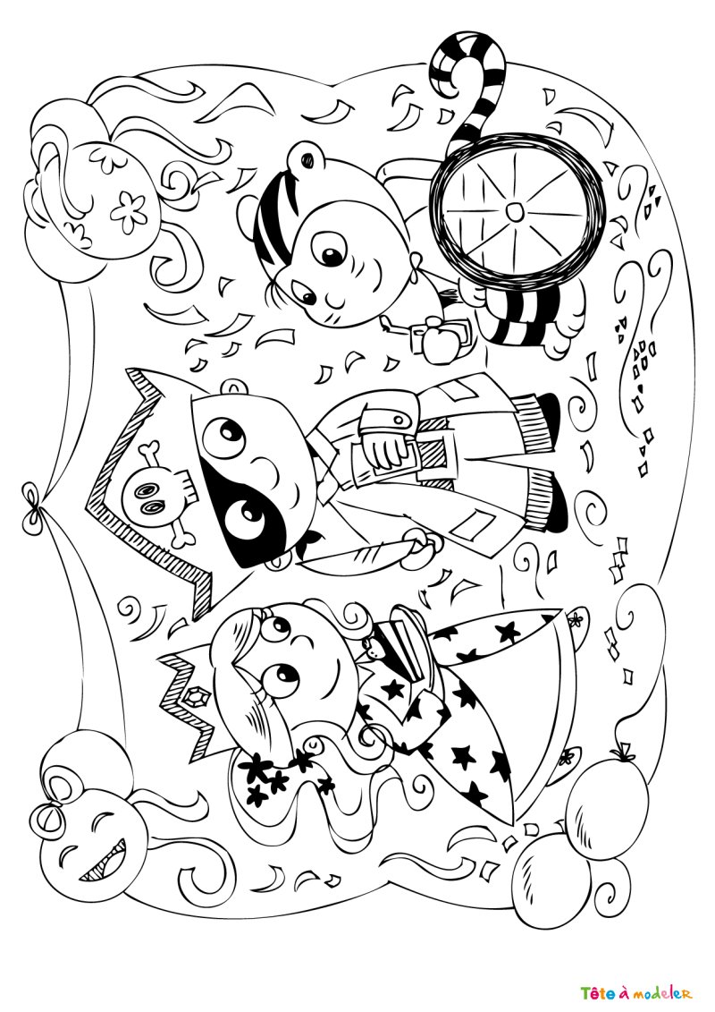 Coloriage du Carnaval #23