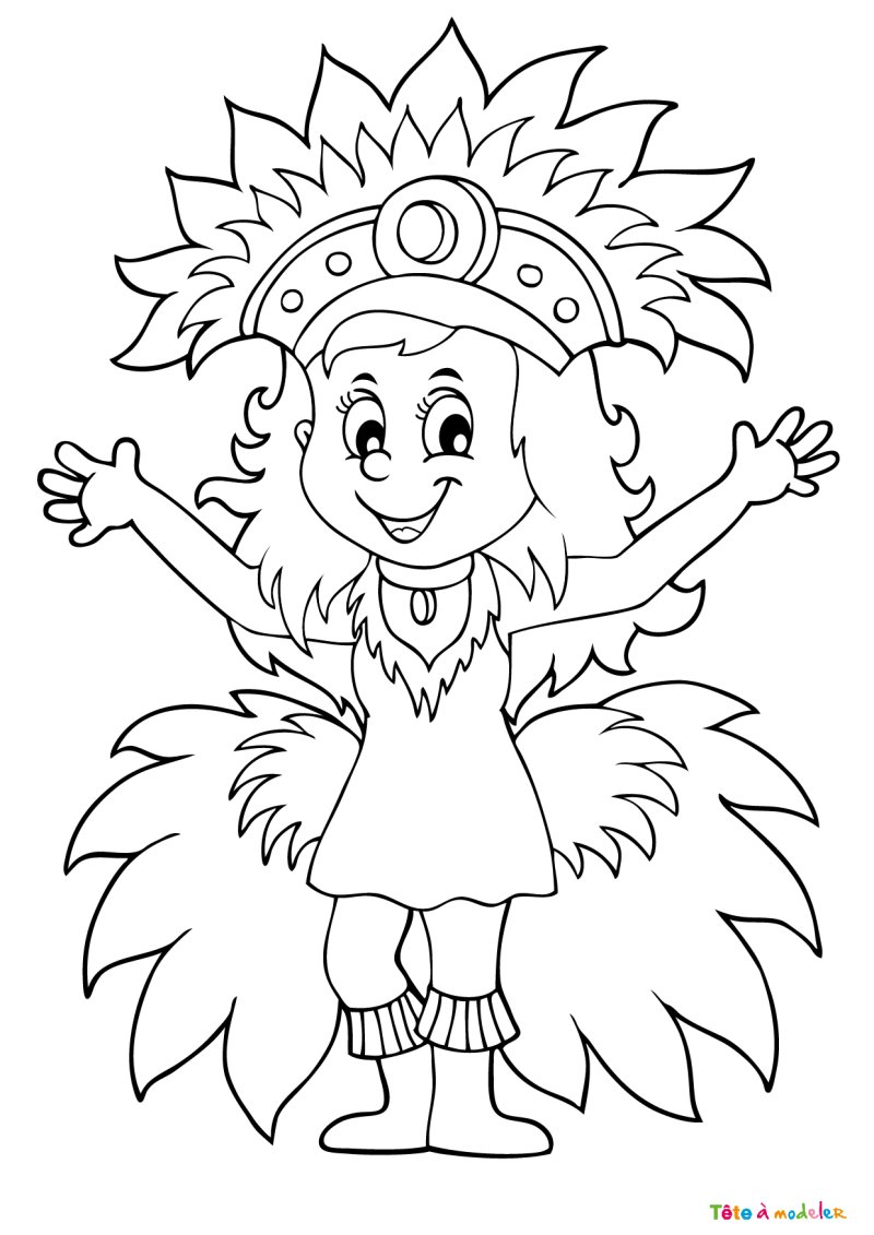 Coloriage du Carnaval #24