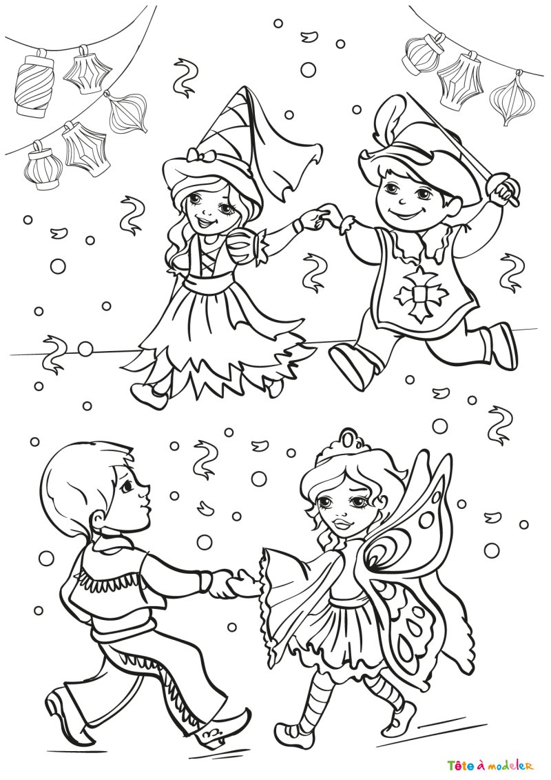 Coloriage du Carnaval #30