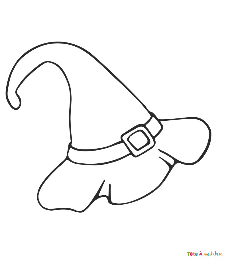 Coloriage du choixpeau magique d'Harry Potter