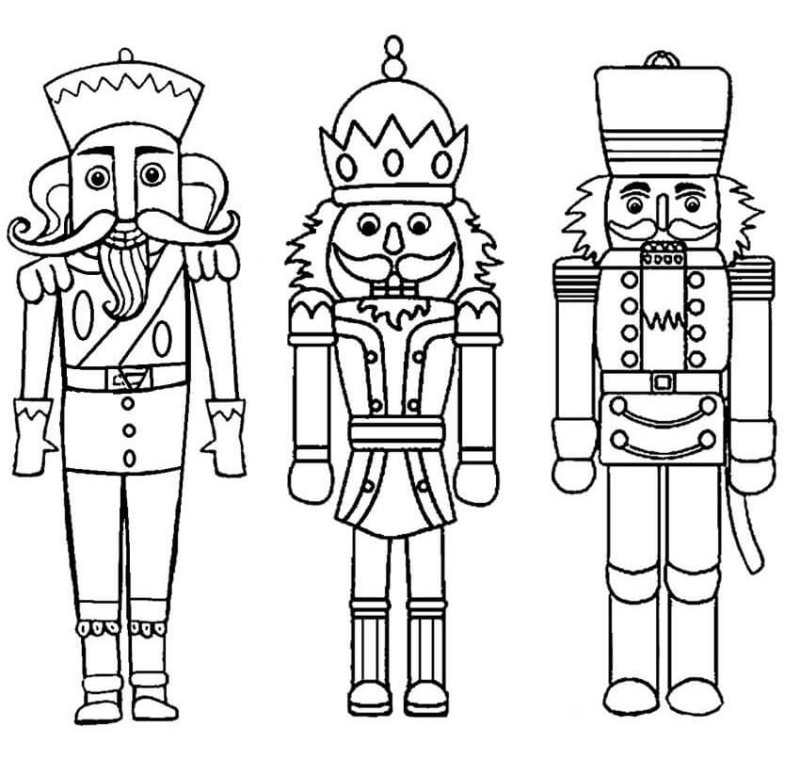 Coloriage du héros Casse Noisette