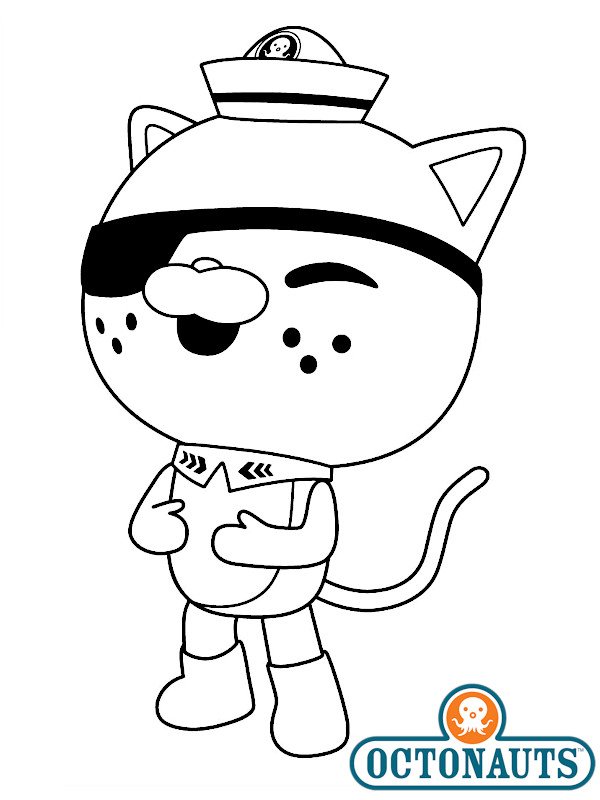 Coloriage du lieutenant Kwazii