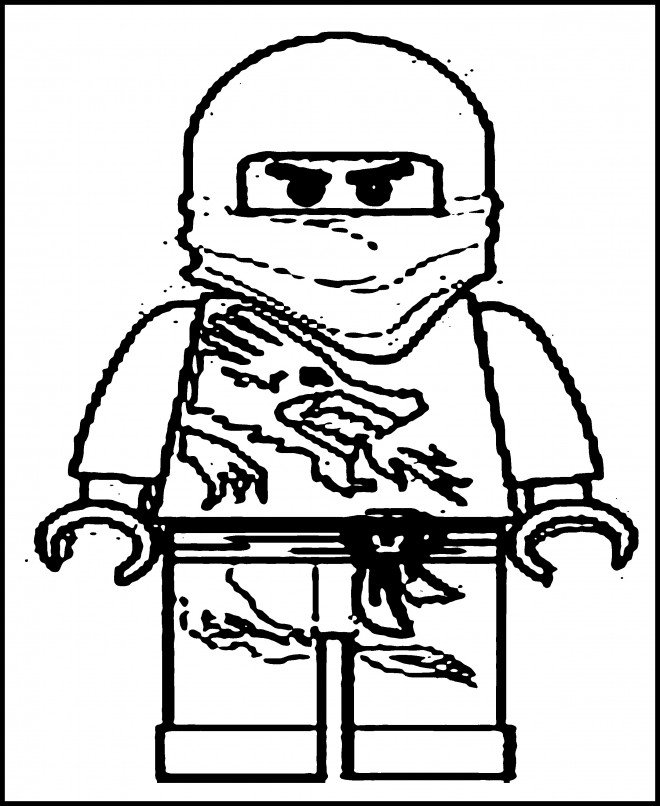 Coloriage du Ninjago Kai de Lego