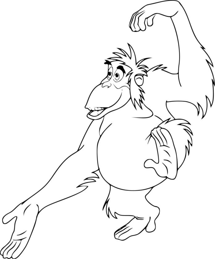 Coloriage du Roi Louie