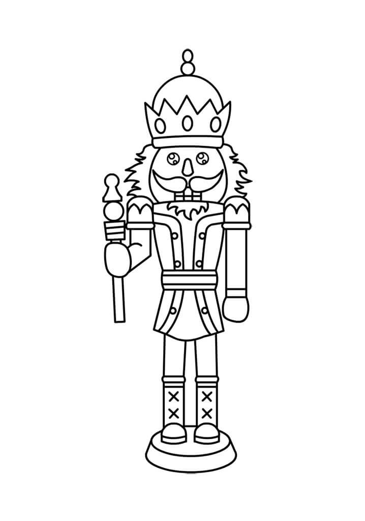Coloriage d'un jouet Casse Noisette