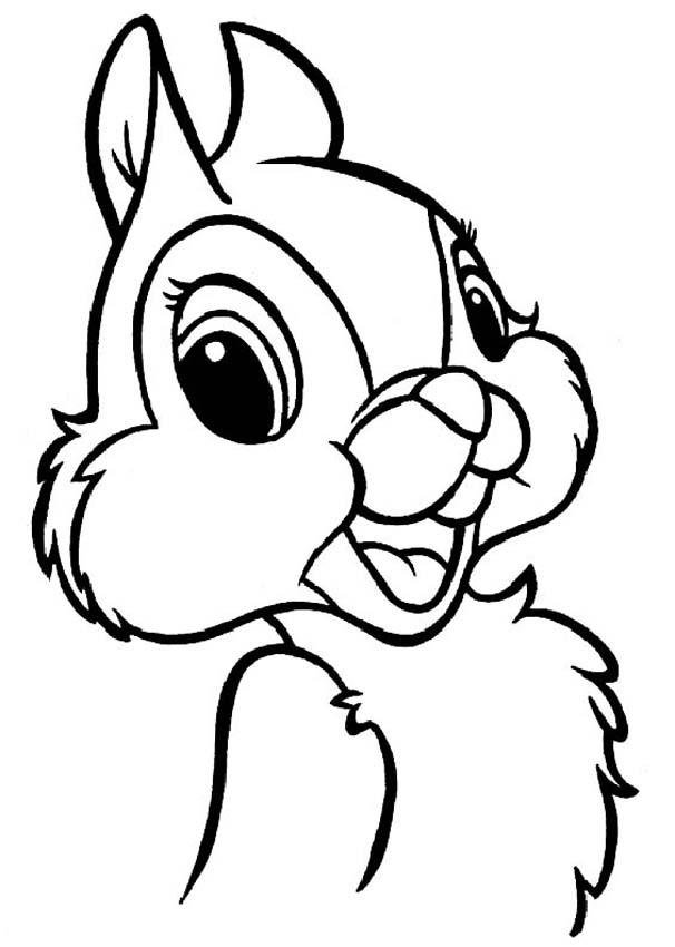 Coloriage d'un portrait de panpan