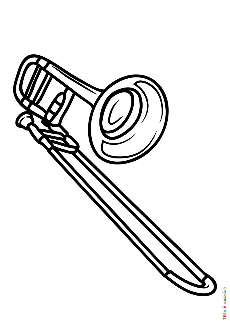 Coloriage d'un trombone