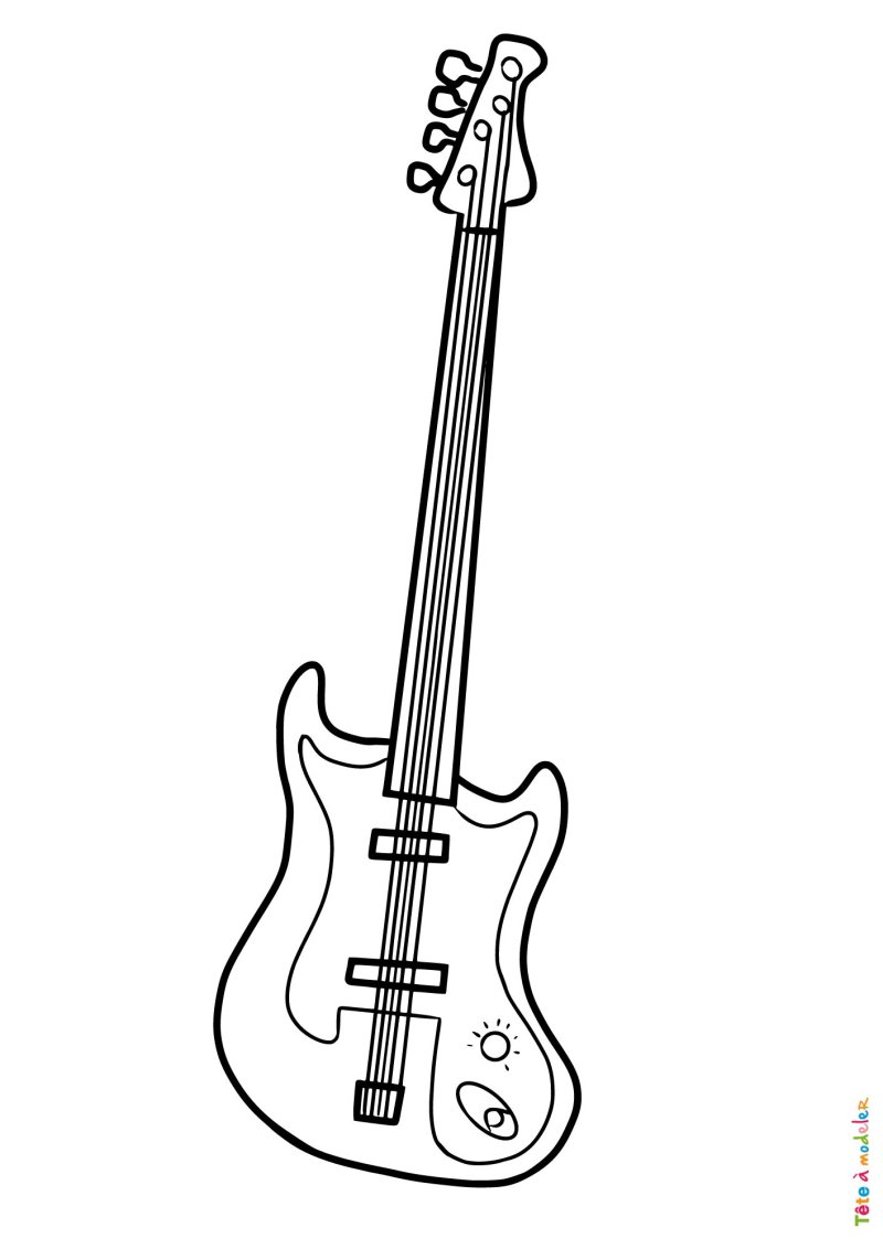 Coloriage d'une basse
