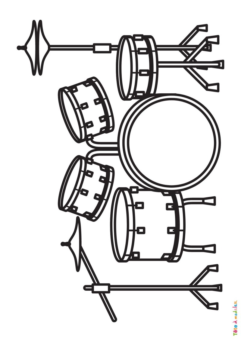 Coloriage d'une batterie
