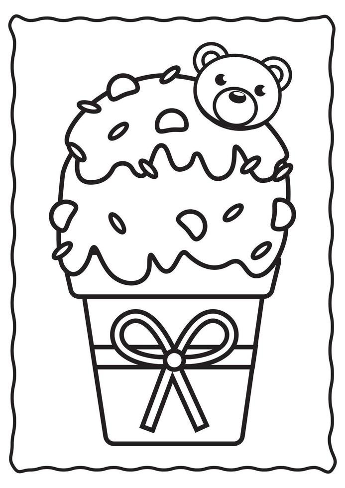 Coloriage d'une crème glacée