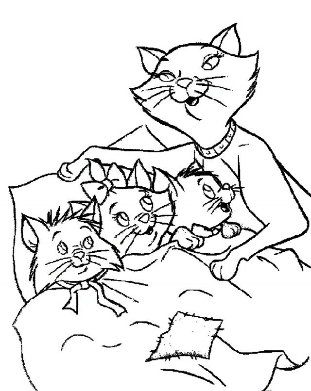 Coloriage en ligne des Aristochats