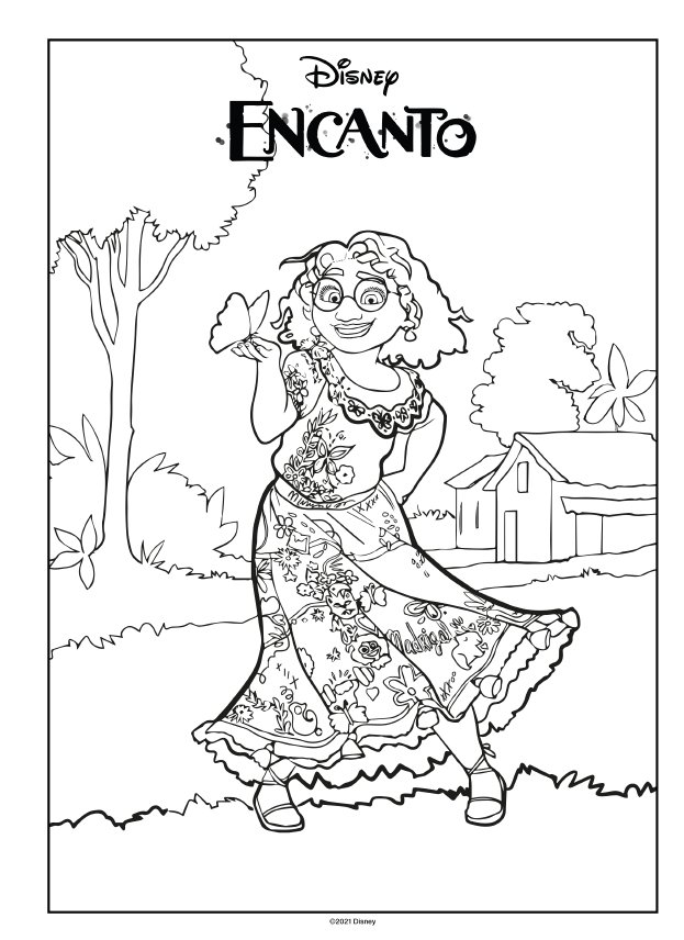 Coloriage Encanto facile