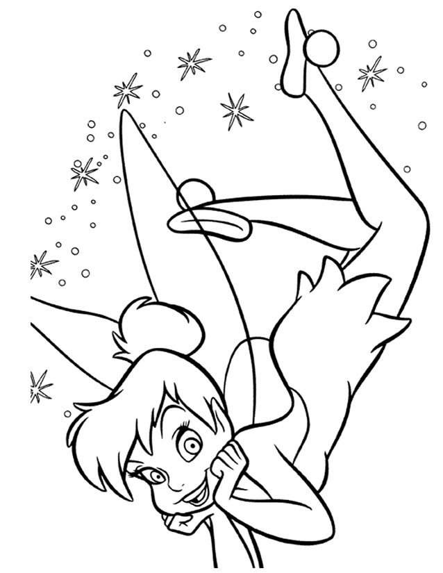 Coloriage fée clochette #1