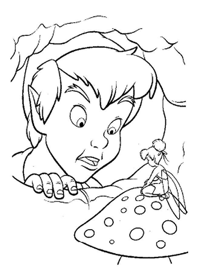 Coloriage fée clochette #8