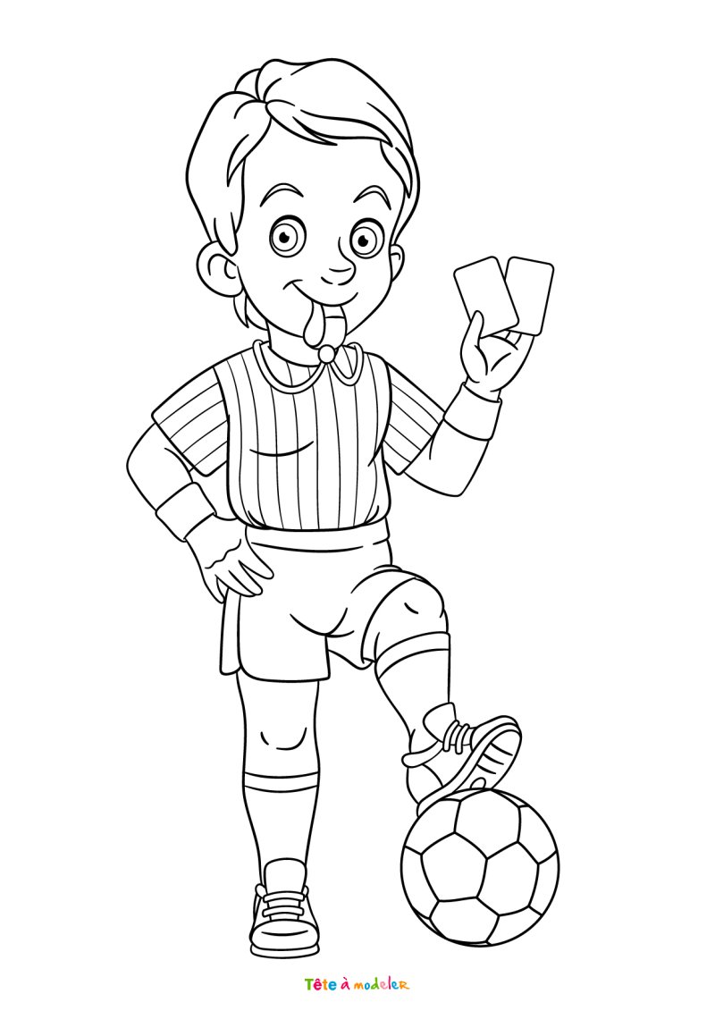 Coloriage football #12