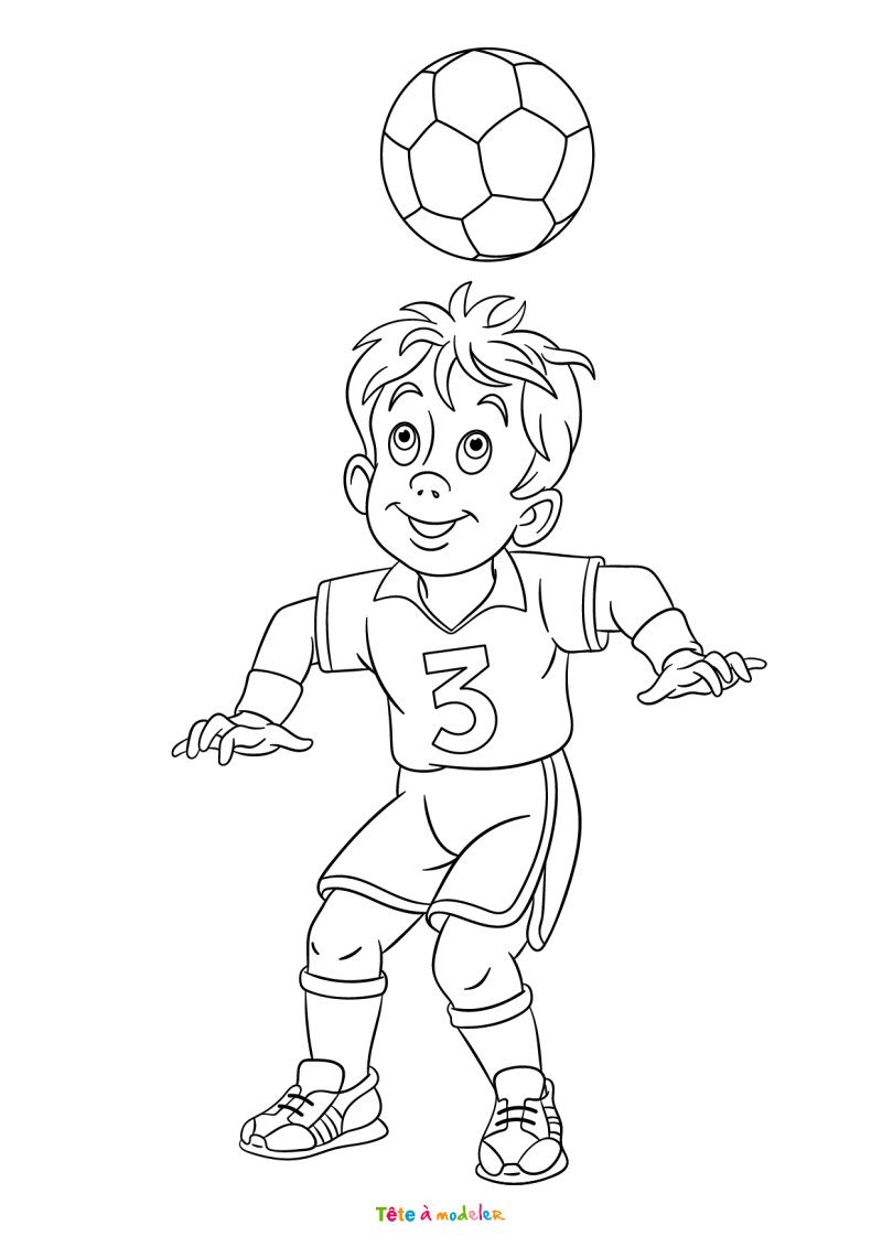 Coloriage football #13