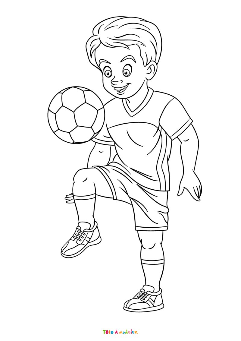 Coloriage football #14