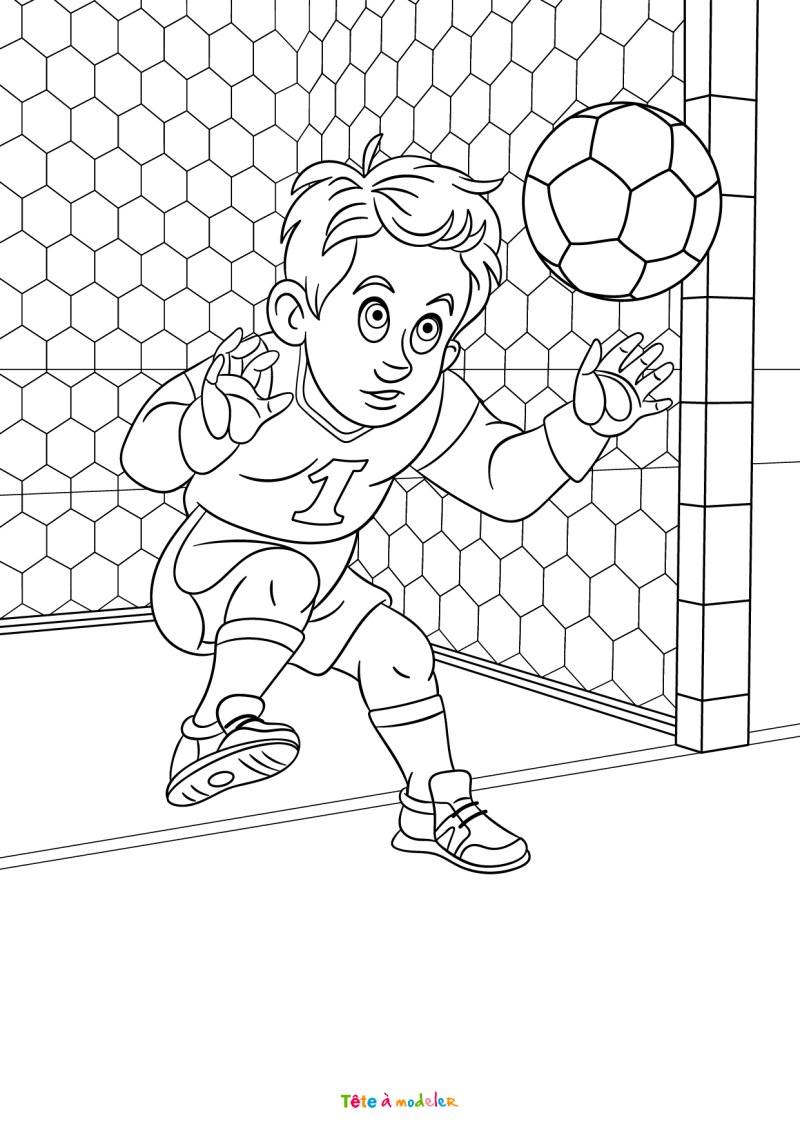 Coloriage football #15