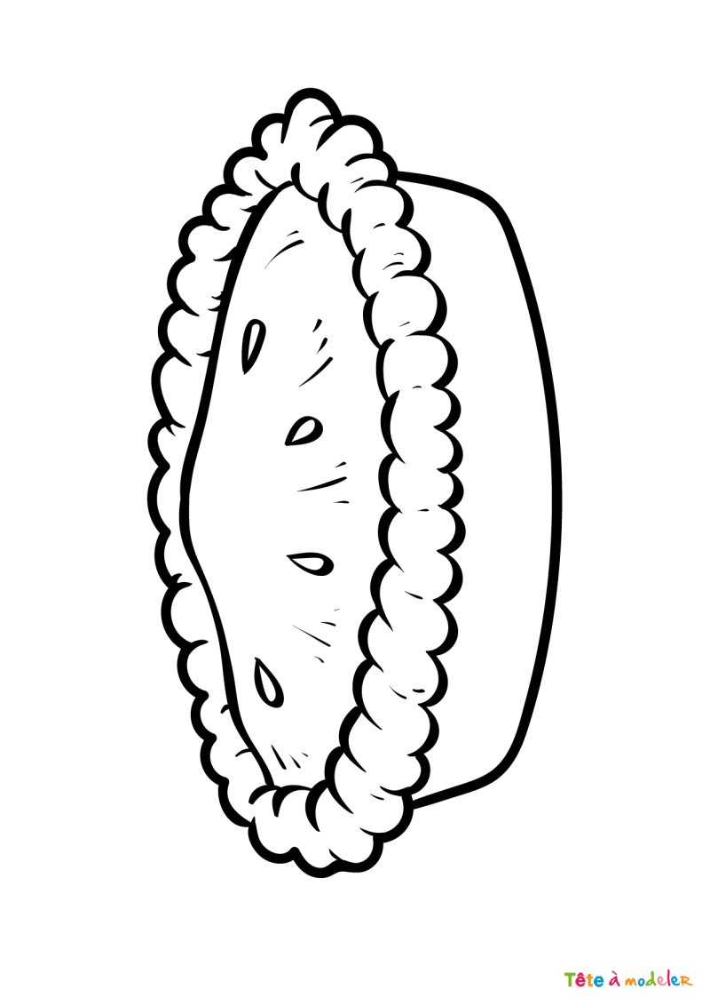 Coloriage galette des rois #03