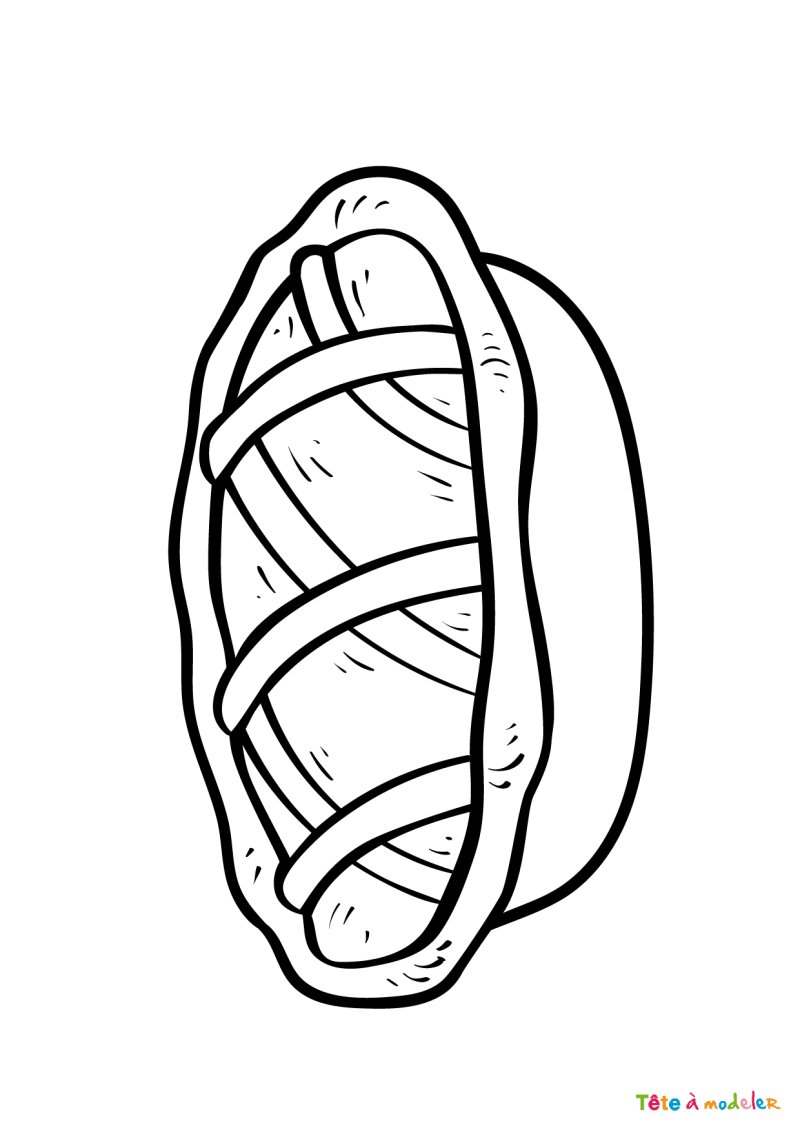 Coloriage galette des rois #04