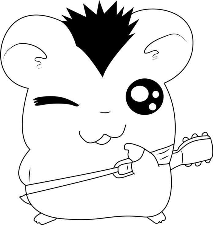 Coloriage hamtaro gratuit