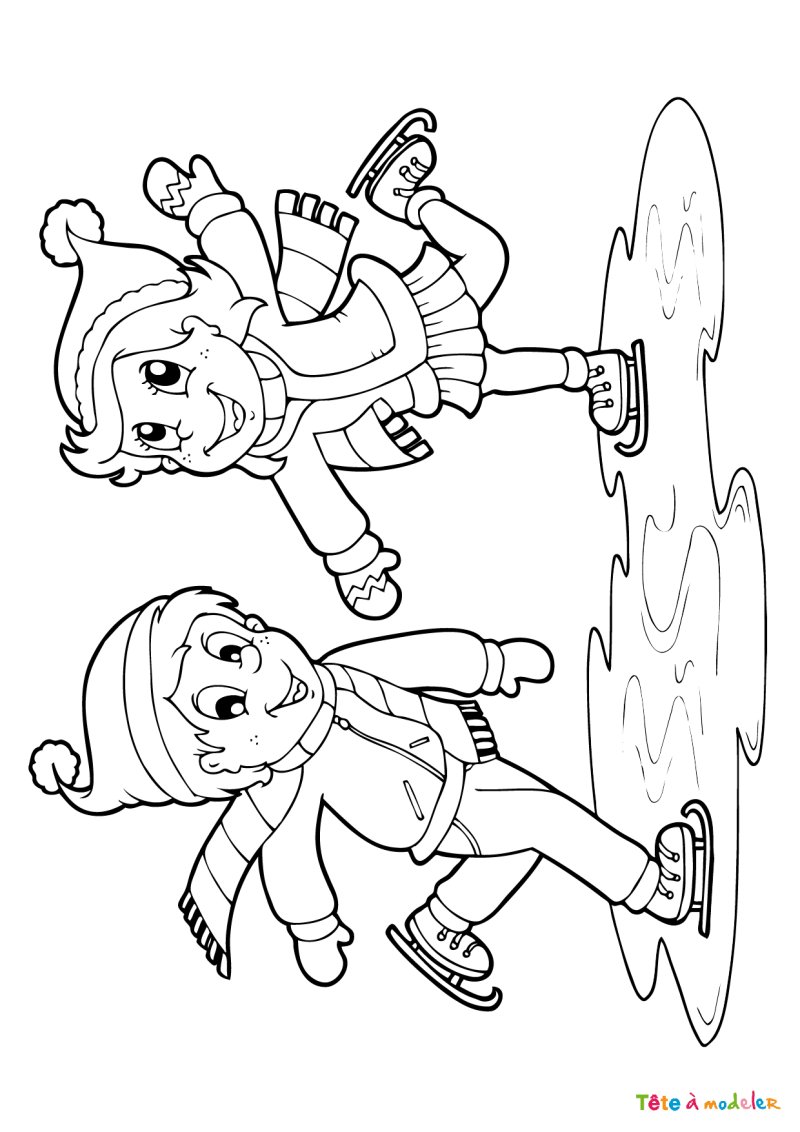 Coloriage hiver #01