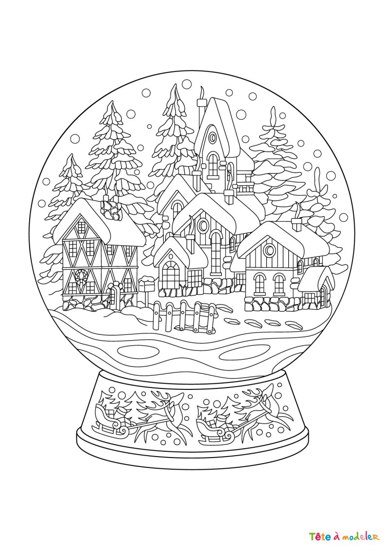 Coloriage hiver #03